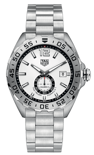 TAG Heuer Formula 1 Calibre 6 43 Stainless Steel / White / Bracelet